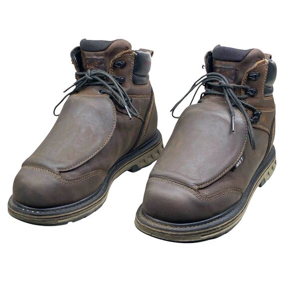 Danner Mens Steel Yard Brown Met Guard Steel Tue Work Boot Size US 8.5 main image 4